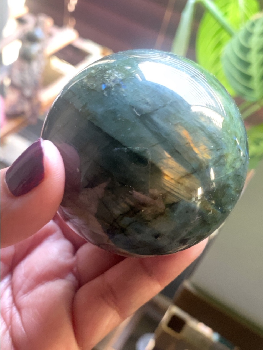 Labradorite Crystal Sphere